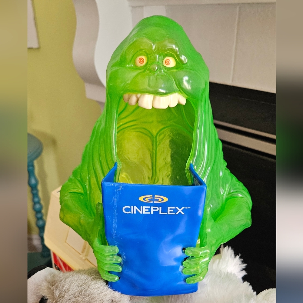 Ghostbusters Green Ghost Slimer Popcorn Bucket From Cineplex